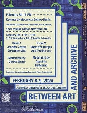 Poster for the 2024 Columbia University-ISLAA Colloquium