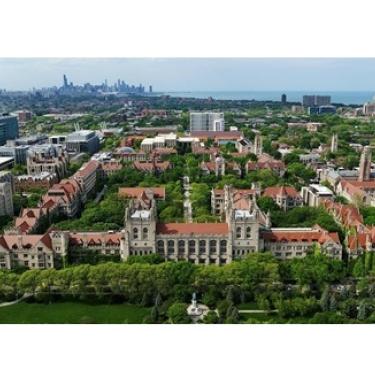 Aerial view of the University of Chicago campus