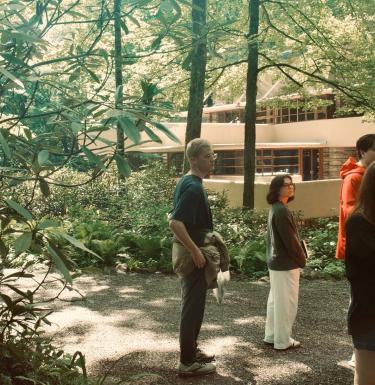 Students at Fallingwater