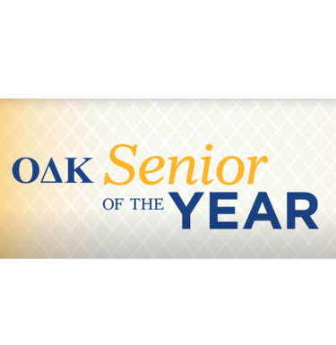 Banner for OAK Senior of the Year