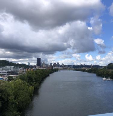 View of Downtown Pittsburgh from the 31st Street Bridge
