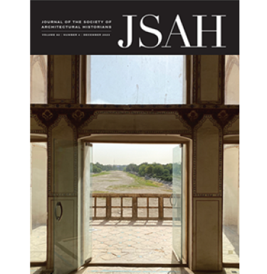 December 2023 cover of the Journal of the Society of Architectural Historians