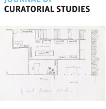 Cover of the Journal of Curatorial Studies.